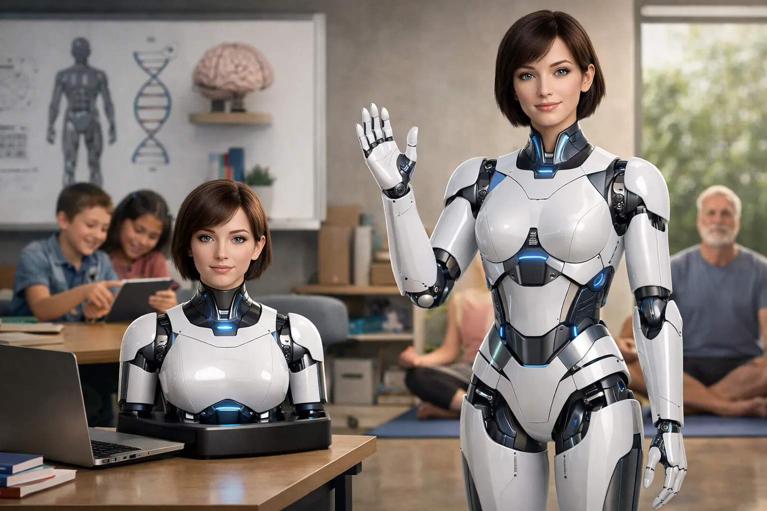 cover for Realbotix Launches Echo Humanoid Robot Series for Education and Wellness