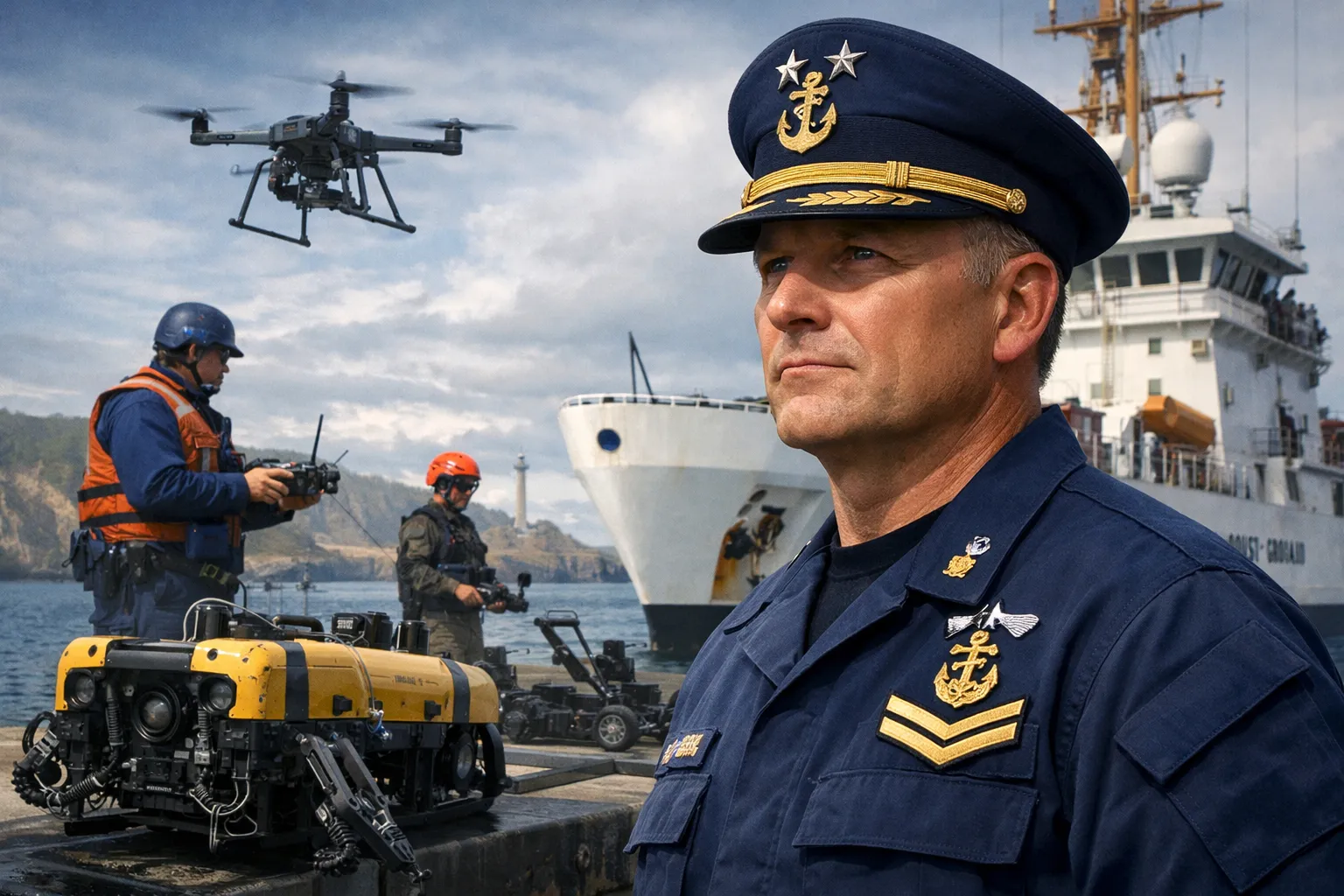 cover for US Coast Guard Appoints First Ratings Force Master Chief for Robotics Mission Specialists